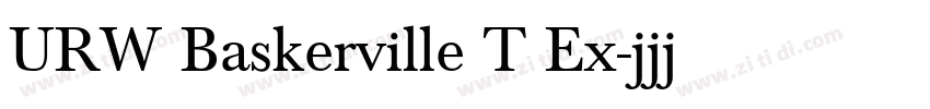 URW Baskerville T Ex字体转换